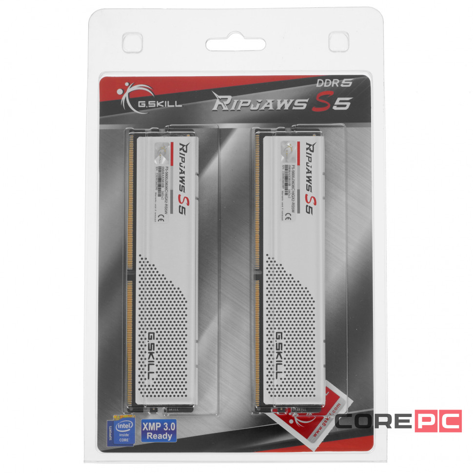 Оперативная память 32 Gb 5600 MHz G.Skill RIPJAWS S5 (F5-5600J3636C16GX2-RS5W)