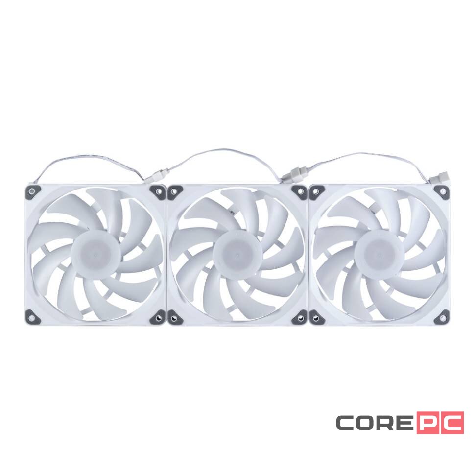 Комплект вентиляторов для корпуса PHANTEKS M25 DRGB White PH-F140M25_DRGB_PWM_WT01_3P_RU PWM