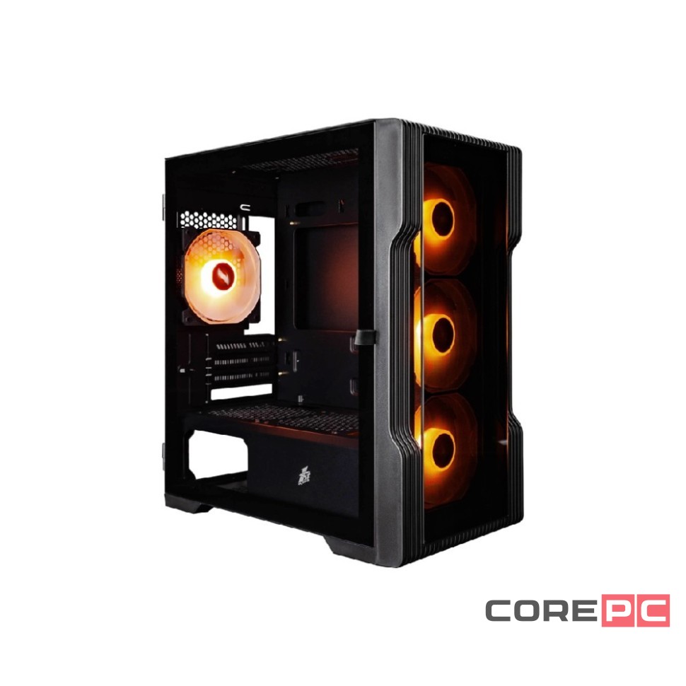 Компьютерный корпус 1STPLAYER TRILOBITE T3-G ARGB Black (T3-G-BK-4F7)