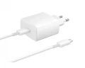 Сетевое зарядное устройство Samsung Super Fast Charger USB Type-C 45W + Cable Type-C (белый)