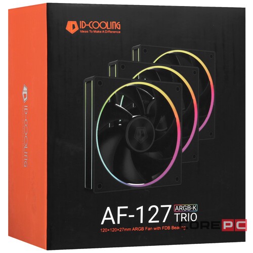 Вентилятор для корпуса ID-COOLING AF-127-ARGB-K TRIO