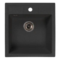 Кухонная мойка MIXLINE 00-00001559, Врезная, цвет черный