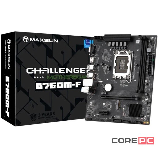 Материнская плата MaxSun B760M-F Challenger (6940709699638)