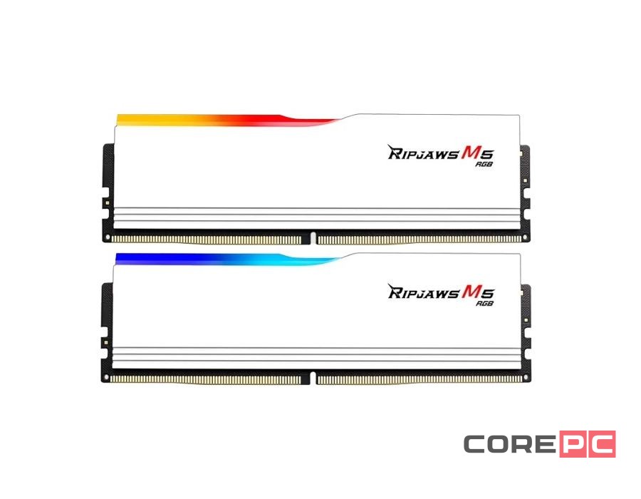 Оперативная память 64 Gb 6400 MHz G.Skill RIPJAWS M5 RGB White (F5-6400J3239G32GX2-RM5RW)