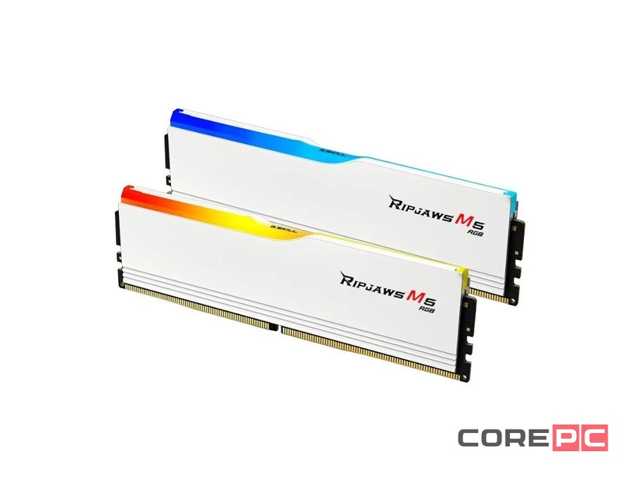 Оперативная память 64 Gb 6400 MHz G.Skill RIPJAWS M5 RGB White (F5-6400J3239G32GX2-RM5RW)