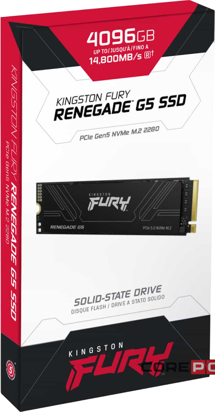 Твердотельный накопитель Kingston 4000 Gb FURY Renegade (SFYR2S/4T0)