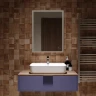 Зеркало MIXLINE Норма ЭКОНОМ 600х800 (ШВ) сенсор выкл,светодиод подсв,универс.крепеж, без короба