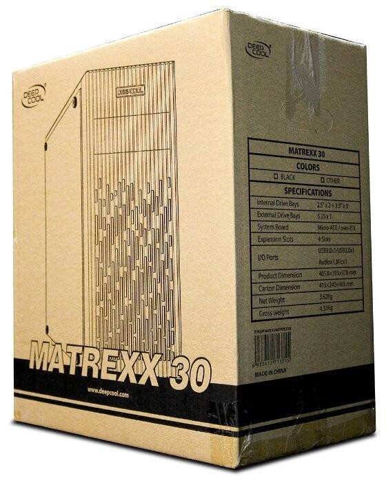 Компьютерный корпус Deepcool MATREXX 30 (DP-MATX-MATREXX30)