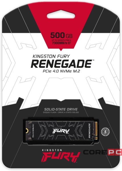 Твердотельный накопитель Kingston 500 Gb FURY RENEGADE SFYRS/500G