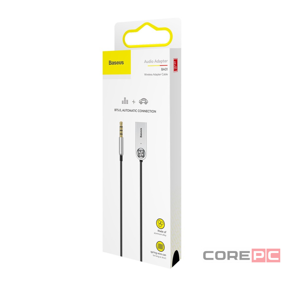 Адаптер Baseus AUX Car Wireless Receive BT5.0 CABA01-01 черный