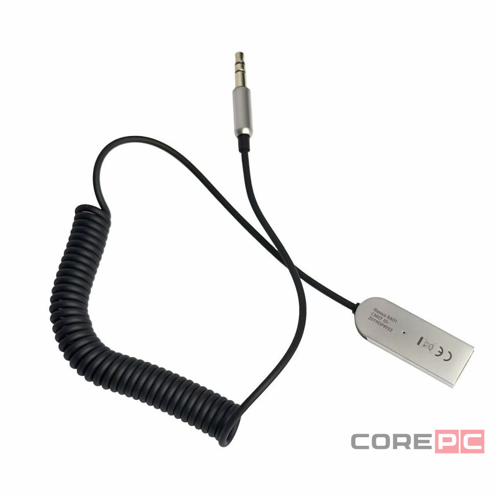 Адаптер Baseus AUX Car Wireless Receive BT5.0 CABA01-01 черный