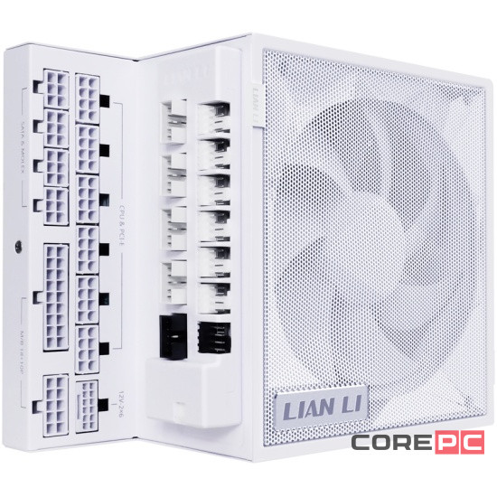 Блок питания Lian Li 1200W EG1200G White (G9P.EG1200G.WH00.RU) 16 Pin (PCIe 5.0 Connector Cable Details)