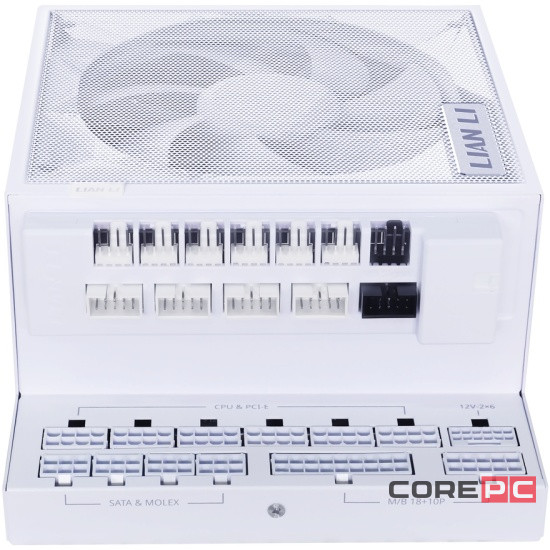 Блок питания Lian Li 1200W EG1200G White (G9P.EG1200G.WH00.RU) 16 Pin (PCIe 5.0 Connector Cable Details)