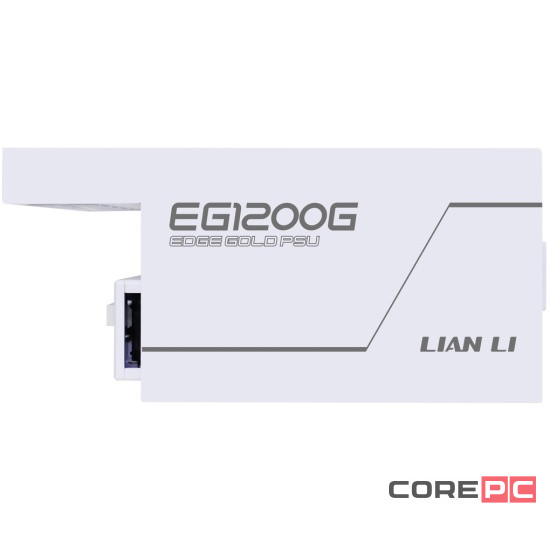 Блок питания Lian Li 1200W EG1200G White (G9P.EG1200G.WH00.RU) 16 Pin (PCIe 5.0 Connector Cable Details)