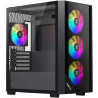 Компьютерный корпус XASTRA A401M 4ARGB Black (A401M-4FC12A-BK)