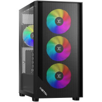 Компьютерный корпус XASTRA A401M 4ARGB Black (A401M-4FC12A-BK)