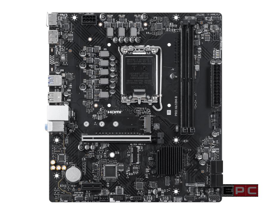 Материнская плата MSI PRO H610M-B
