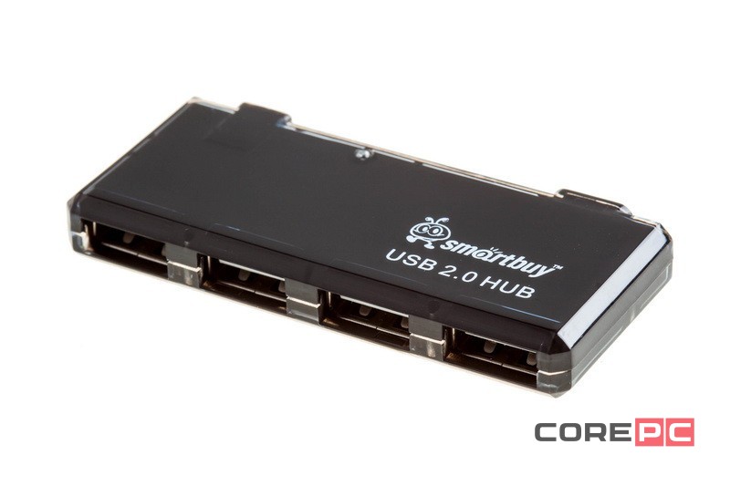 USB-HUB Smartbuy 4 порта (SBHA-6110-K) черный