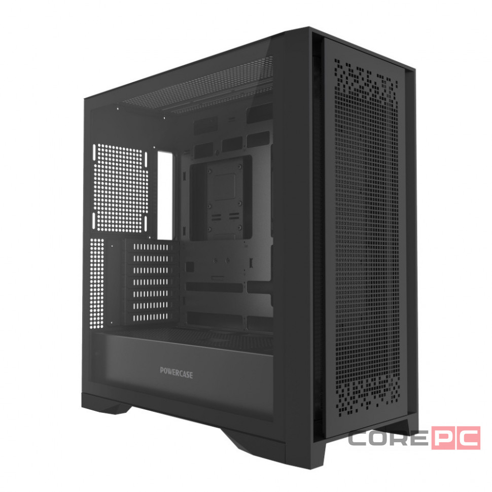 Компьютерный корпус Powercase ByteFlow Pro TG Black (CH9GPB-F0)