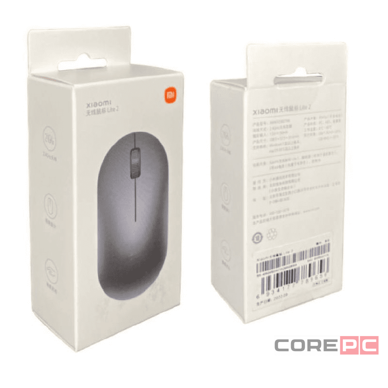 Мышь беспроводная Xiaomi Mi Wireless Mouse Lite 2 BHR6227CN/XMWXSB02YM черная