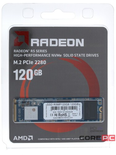 Твердотельный накопитель AMD 120 Gb Radeon R5 R5MP120G8