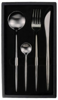 Набор столовых приборов Xiaomi Maison Maxx Modern Flatware Set (4 предмета) черный