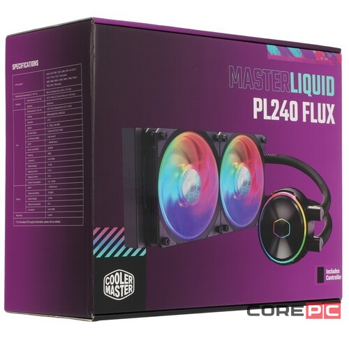 Система жидкостного охлаждения для процессора CoolerMaster MasterLiquid PL240 Flux ARGB MLY-D24M-A23PZ-R1