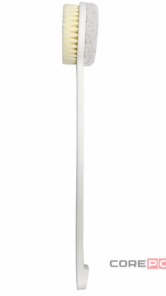 Щетка для душа Xiaomi Qualitell Double Sided Shower Brush с пемзой для пяток белая