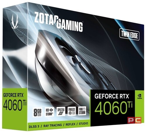 Видеокарта Zotac (ZT-D40610E-10M) GeForce RTX 4060 Ti 8GB TWIN EDGE