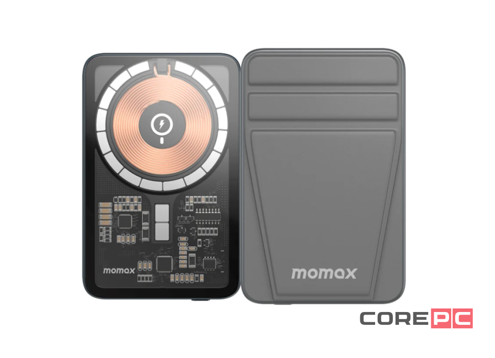 Powerbank магнитный с MagSafe Momax Q. Mag Power11 10000mAh IP111E черный