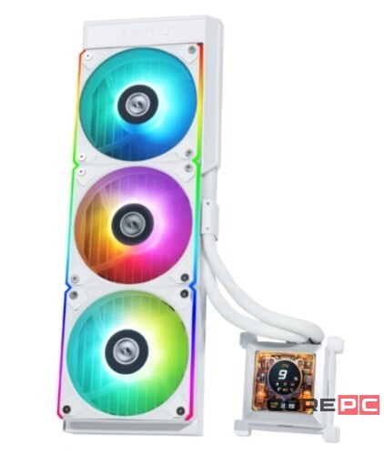 Система жидкостного охлаждения для процессора Lian Li HydroShift LCD 360TL ARGB White (G89.GHSLCD36TW.R0)