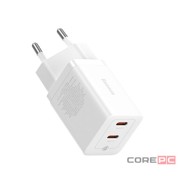 Сетевое зар. устр. Baseus GaN5 Pro Fast Charger C+C 40W CCGP180102 белое