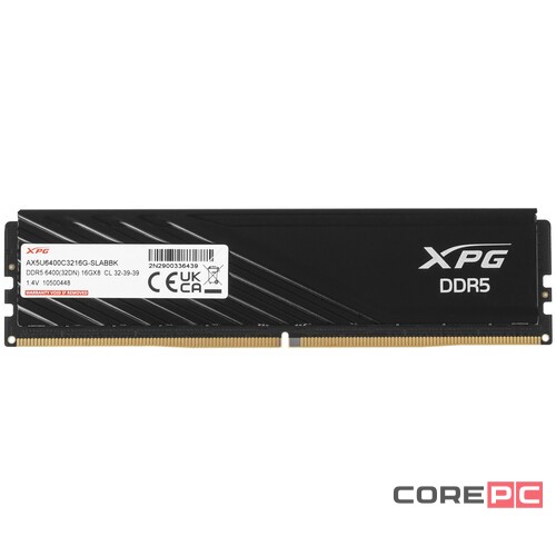 Оперативная память 16 Gb 6400 MHz ADATA XPG LANCER Blade (AX5U6400C3216G-SLABBK)