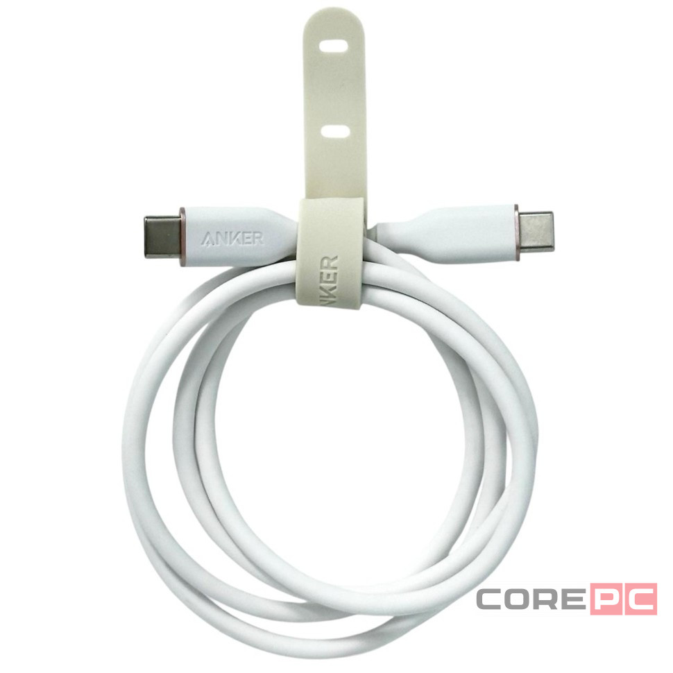 Usb Кабель-зарядка Type-C на Type-C Anker PowerLine III (A8552621) 0.9м белый