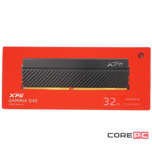 Оперативная память 32 Gb 3200 MHz ADATA XPG GAMMIX D45 Black (AX4U320032G16A-CBKD45)