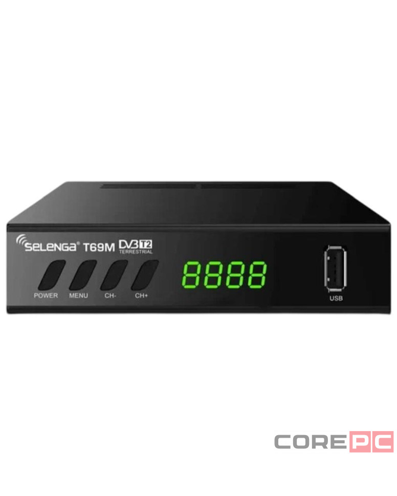 ТВ-приставка для приема цифрового телевидения Selenga T69M