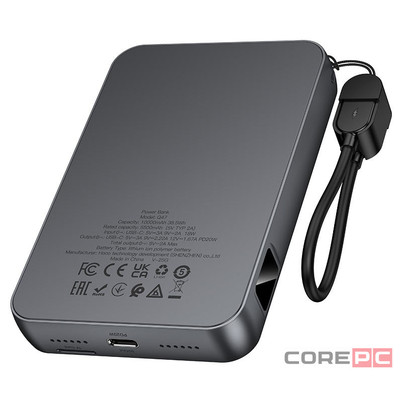 Powerbank+Game Console Hoco Q47 10000mAh 1C 18W/20W черный