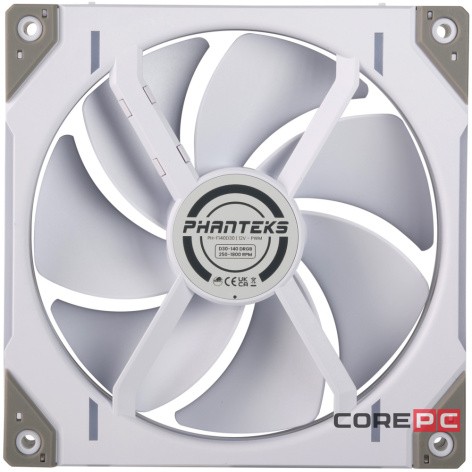 Вентилятор для корпуса PHANTEKS D30 DRGB White (PH-F140D30)