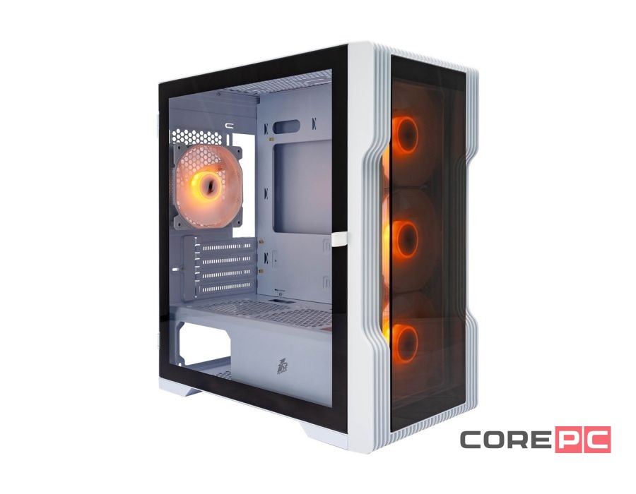 Компьютерный корпус 1STPLAYER TRILOBITE T3-G ARGB White (T3-G-WH-4F7-W)