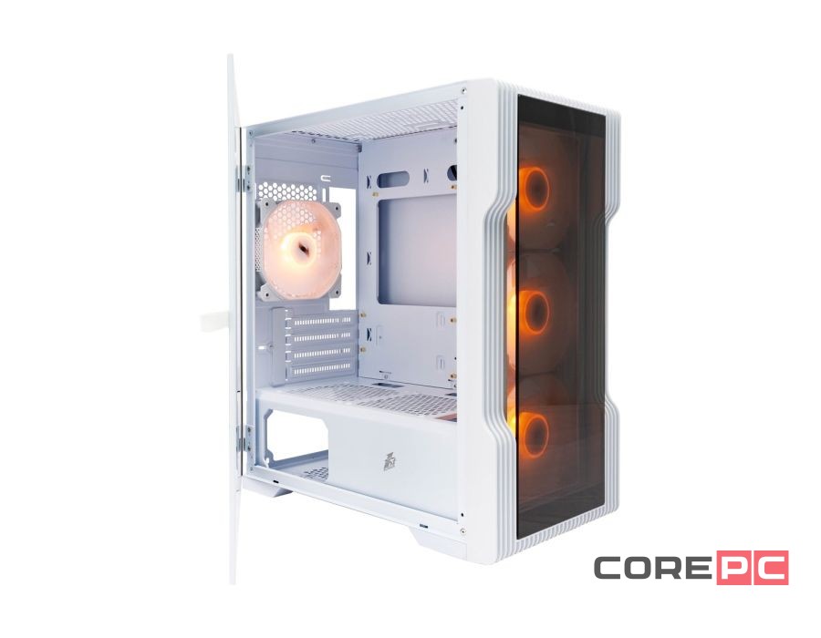 Компьютерный корпус 1STPLAYER TRILOBITE T3-G ARGB White (T3-G-WH-4F7-W)