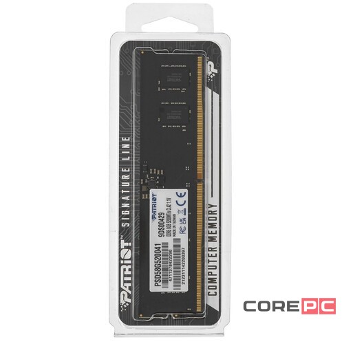 Оперативная память 8 Gb 5200 MHz PATRIOT SIGNATURE LINE (PSD58G520041)