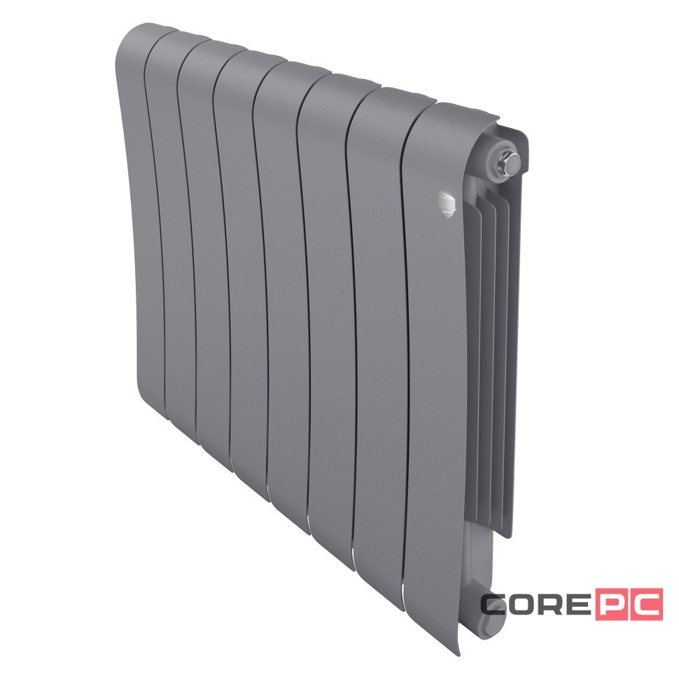 Радиатор биметаллический Royal Thermo Infinity 500 Silver Satin - 8 секц.