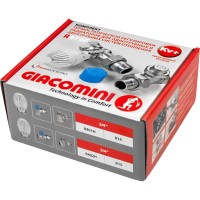 Комплект Giacomini для подкл. радиаторов прямой, DN-20, ВН, с увеличенным проходом, R470FX064