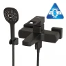 Смеситель для ванны MIXLINE МЛ34-01/ML34-01, рычажное управление, цвет черный