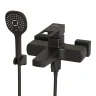Смеситель для ванны MIXLINE МЛ34-01/ML34-01, рычажное управление, цвет черный
