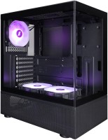 Компьютерный корпус 1STPLAYER MIKU Mi7-A ARGB Black (Mi7-A-BK-2FC7R-1FC7)