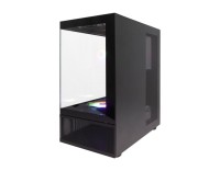 Компьютерный корпус 1STPLAYER MIKU Mi7-A ARGB Black (Mi7-A-BK-2FC7R-1FC7)