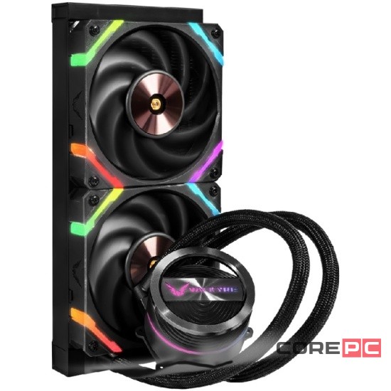Система жидкостного охлаждения для процессора Valkyrie Dragonfang 240 ARGB Black (HW GL240)