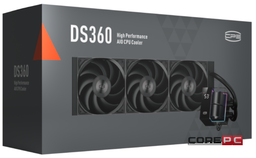 Система жидкостного охлаждения для процессора PCCooler DS360 BK Black (DS360-BKNWXX-GL)