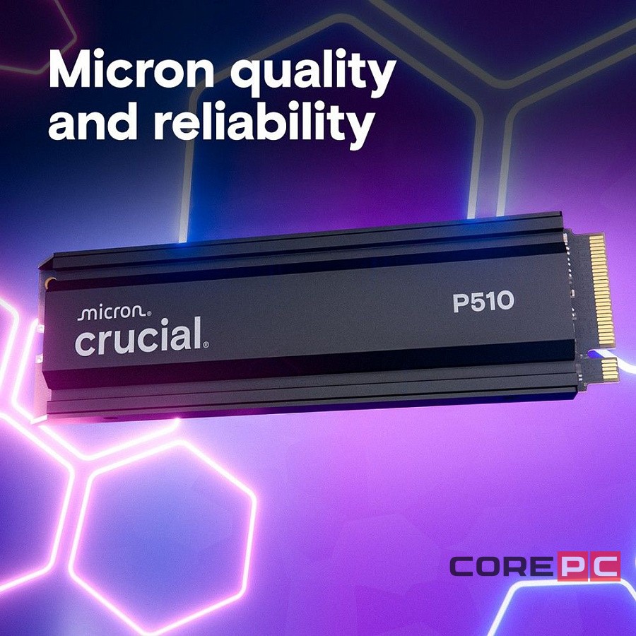 Твердотельный накопитель CRUCIAL 1000 Gb P510 (CT1000P510SSD5)